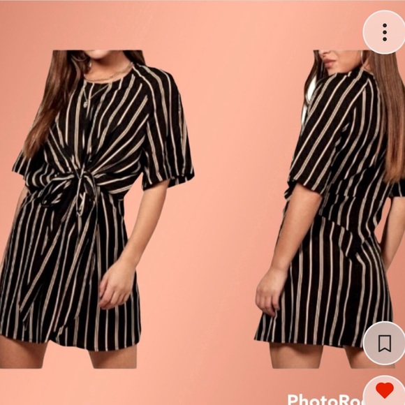 TOPSHOP FRONT TIE DRESS—NWT - Picture 2 of 4